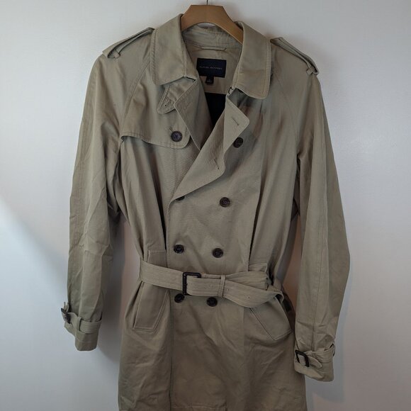 Banana Republic Men's Classic Trench in Tan, Sz XL - Picture 1 of 11